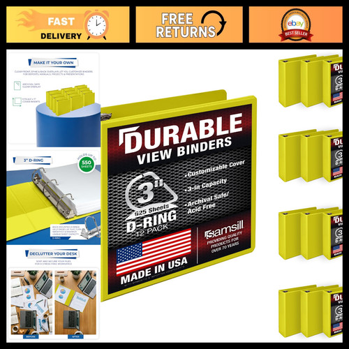 Durable inch ring - 3-inch, binder