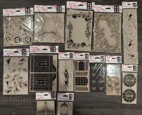 Dusty attic chipboard - lot, of